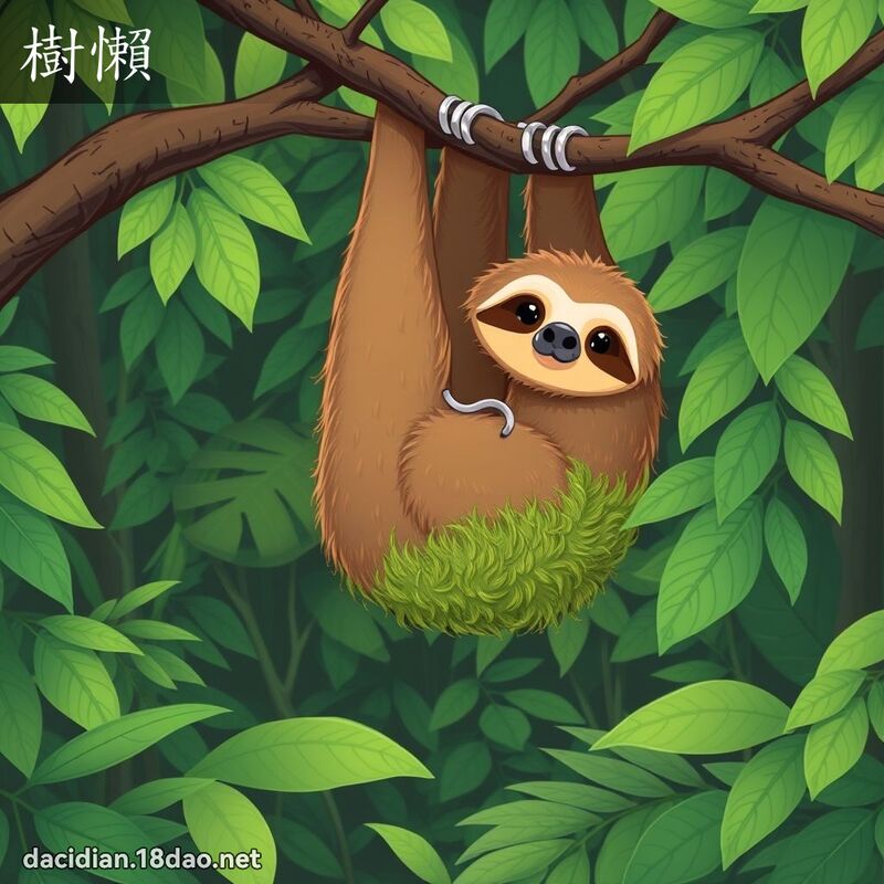 樹懶 - 國語大辭典配圖