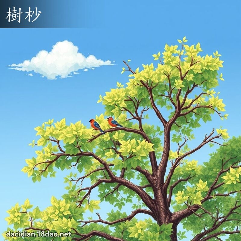 樹杪 - 國語大辭典配圖