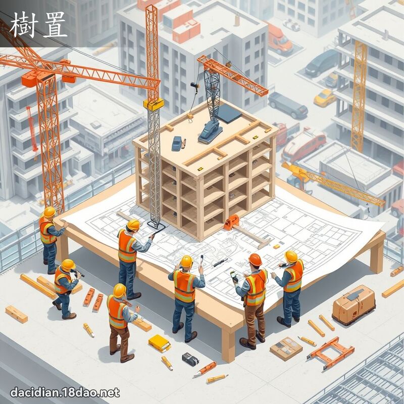 树置 - 国语大辞典配图