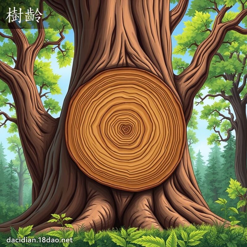 树龄 - 国语大辞典配图