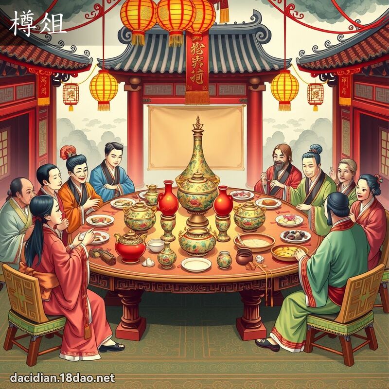 樽俎 - 國語大辭典配圖
