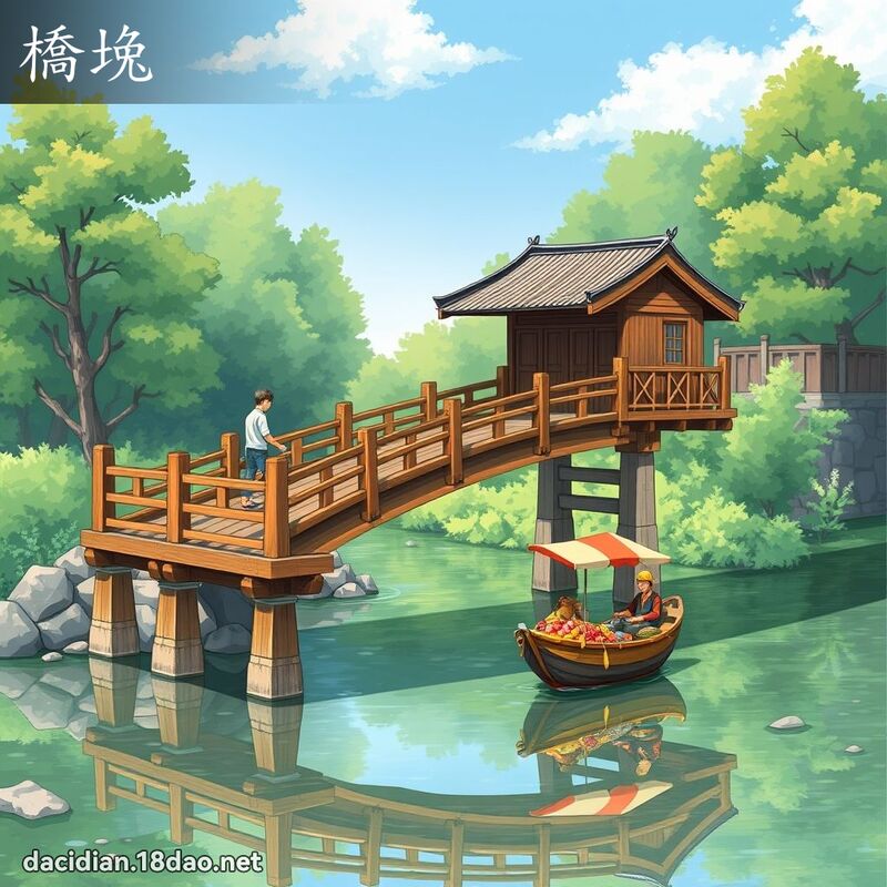 桥堍 - 国语大辞典配图