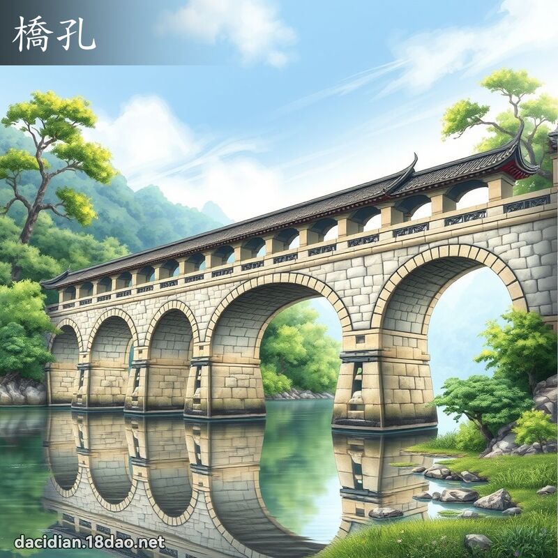 橋孔 - 國語大辭典配圖