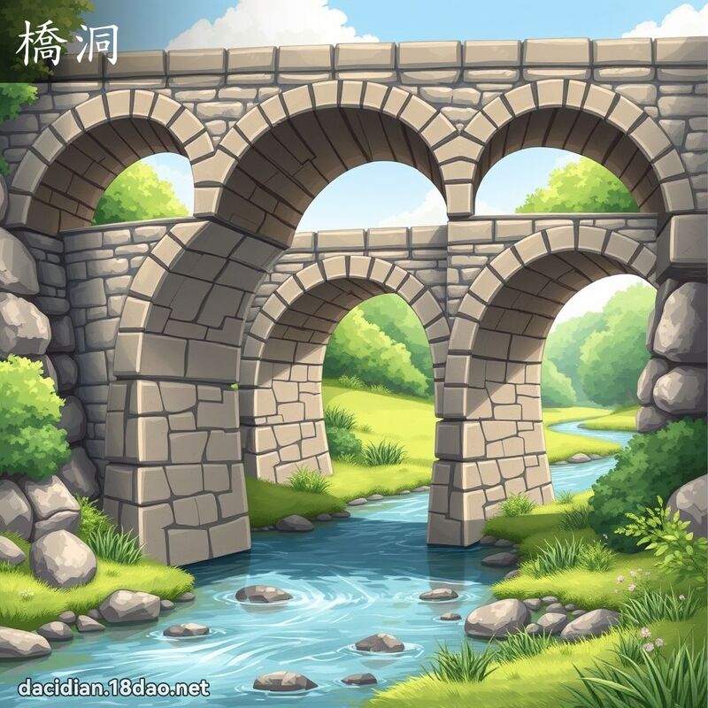 桥洞 - 国语大辞典配图