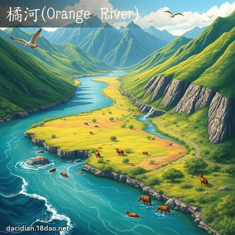 橘河(Orange River) - 國語大辭典配圖