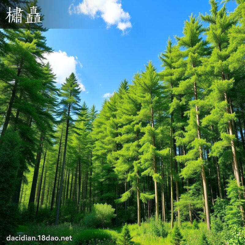 橚矗 - 國語大辭典配圖