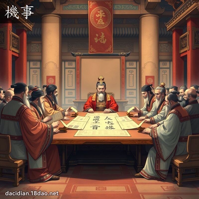 機事 - 國語大辭典配圖