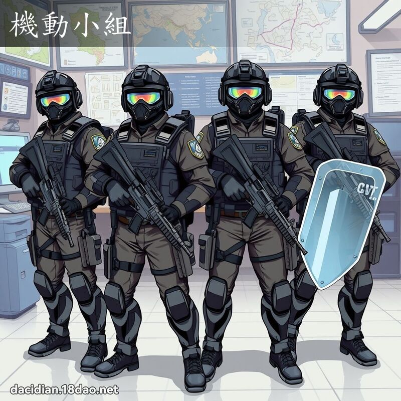 機動小組 - 國語大辭典配圖