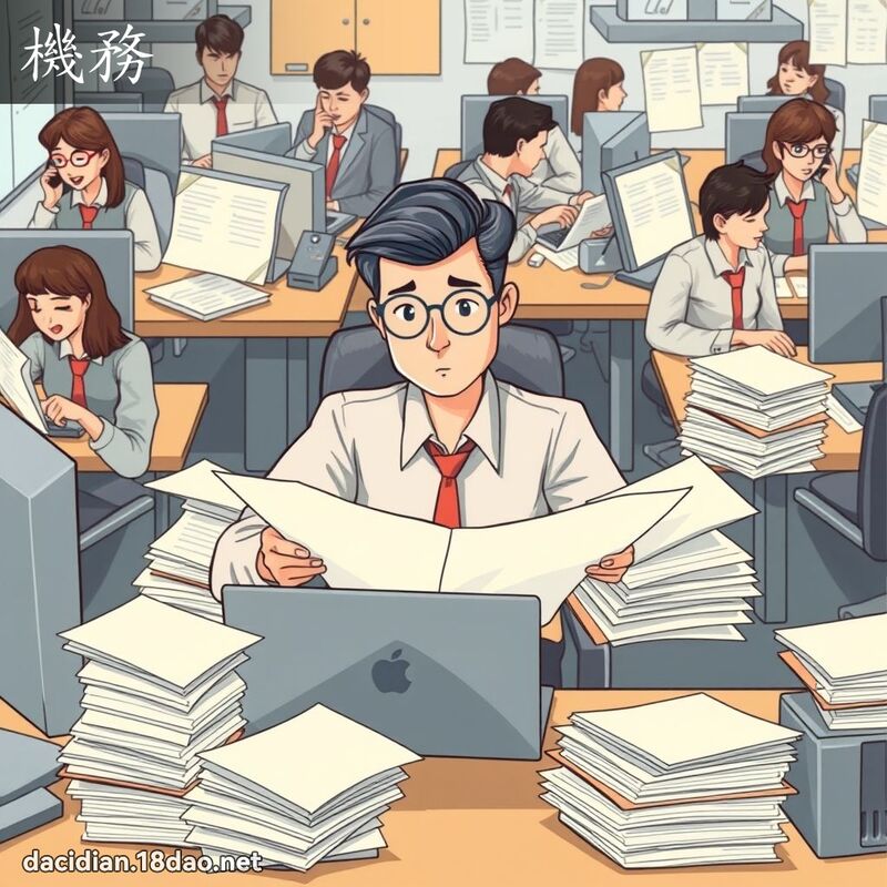 機務 - 國語大辭典配圖