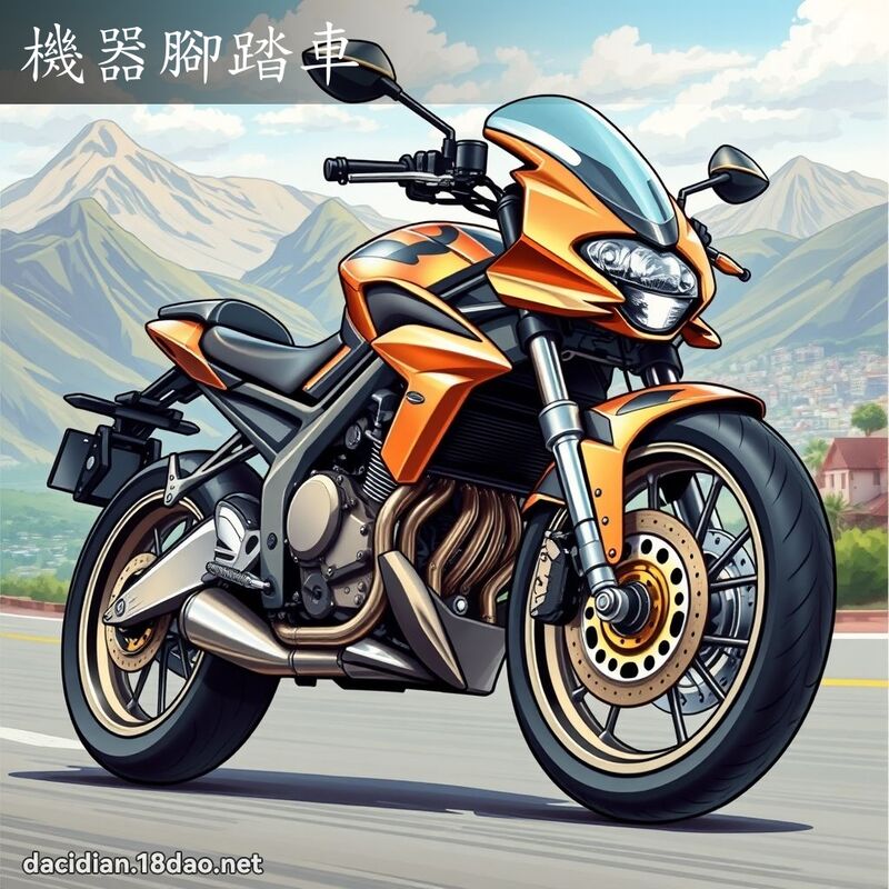 機器腳踏車 - 國語大辭典配圖