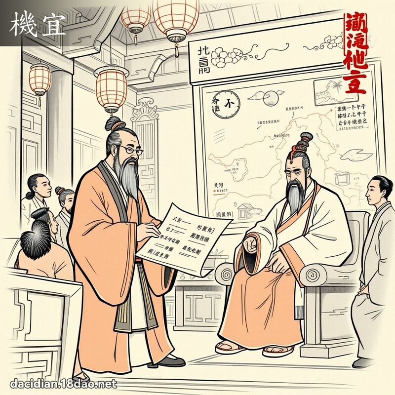 机宜 - 国语大辞典配图