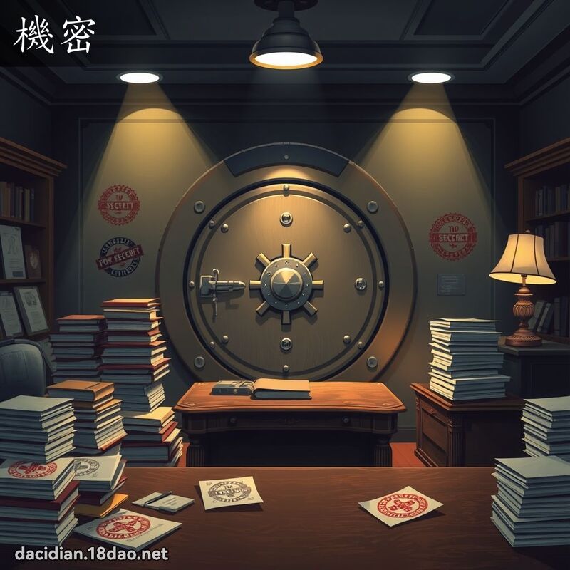 机密 - 国语大辞典配图