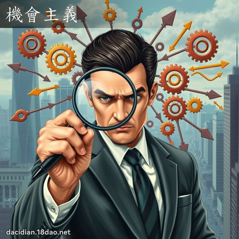 機會主義 - 國語大辭典配圖