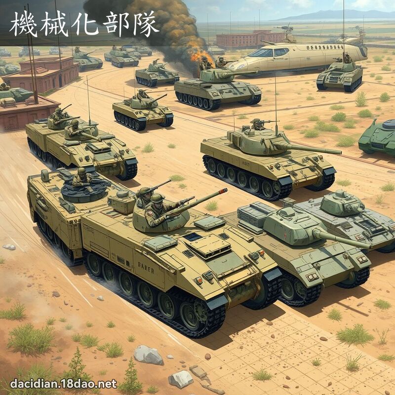 机械化部队 - 国语大辞典配图