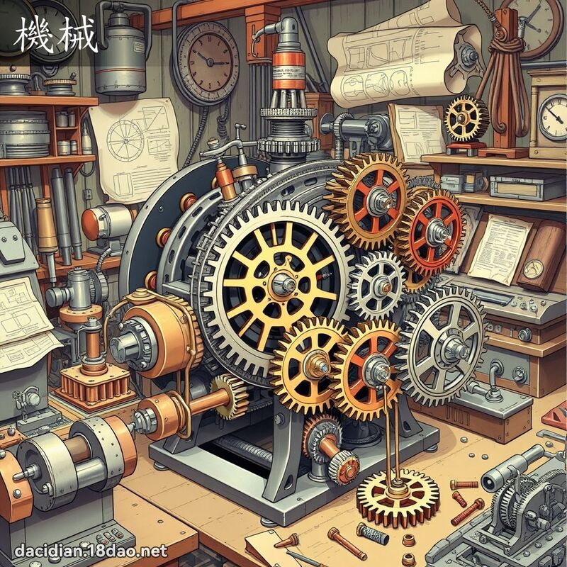 机械 - 国语大辞典配图