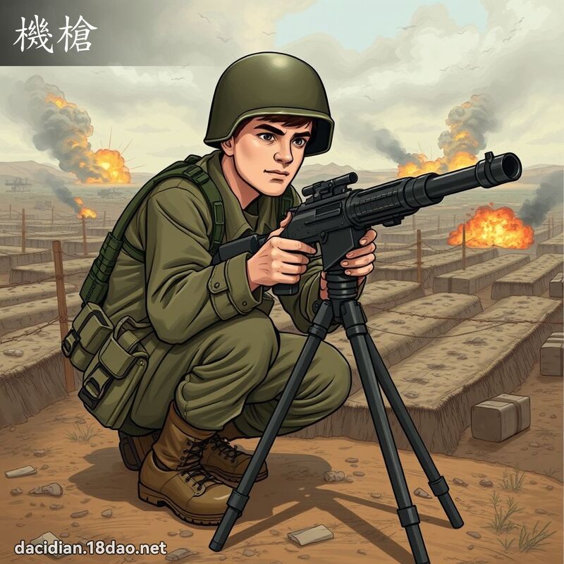 机枪 - 国语大辞典配图