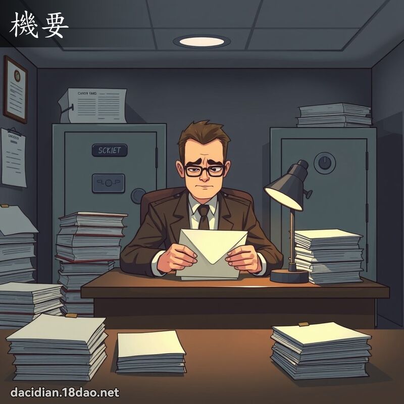 机要 - 国语大辞典配图