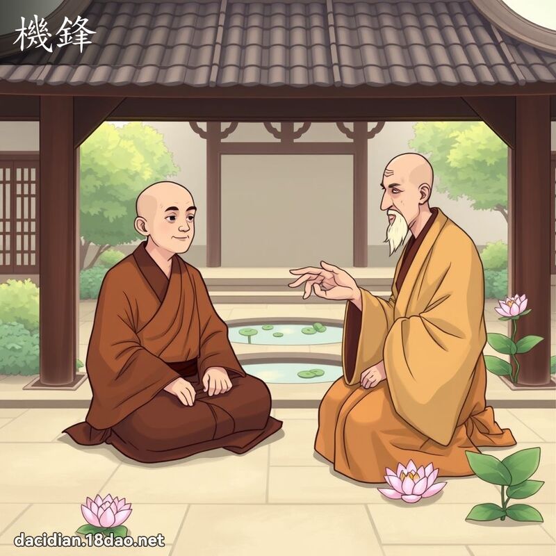 機鋒 - 國語大辭典配圖