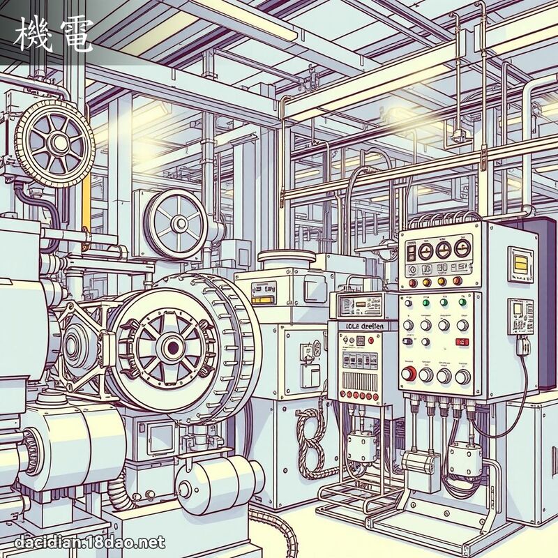 机电 - 国语大辞典配图