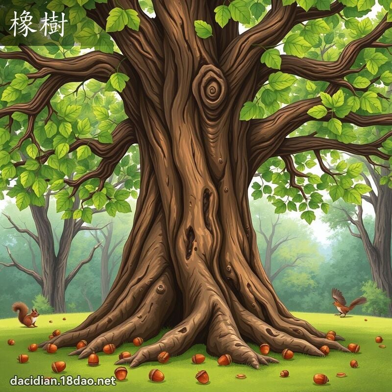 橡樹 - 國語大辭典配圖
