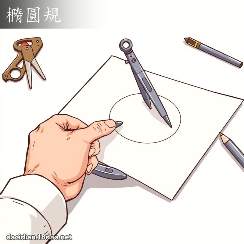 橢圓規 - 國語大辭典配圖