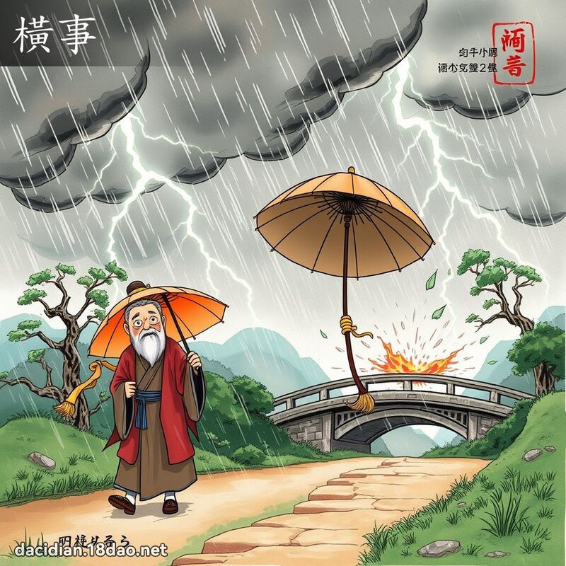橫事 - 國語大辭典配圖