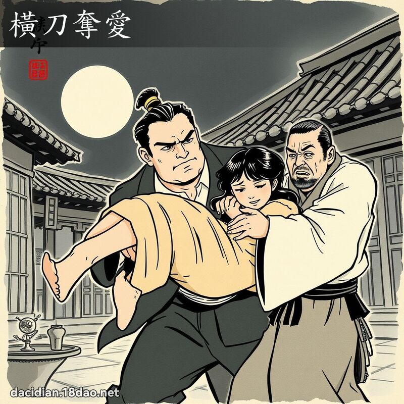 横刀夺爱 - 国语大辞典配图