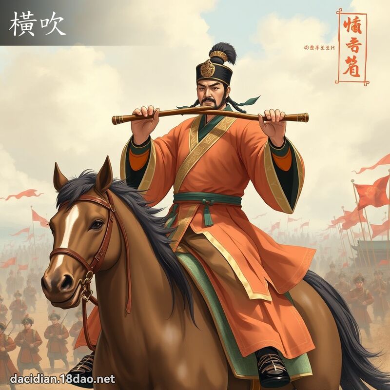橫吹 - 國語大辭典配圖