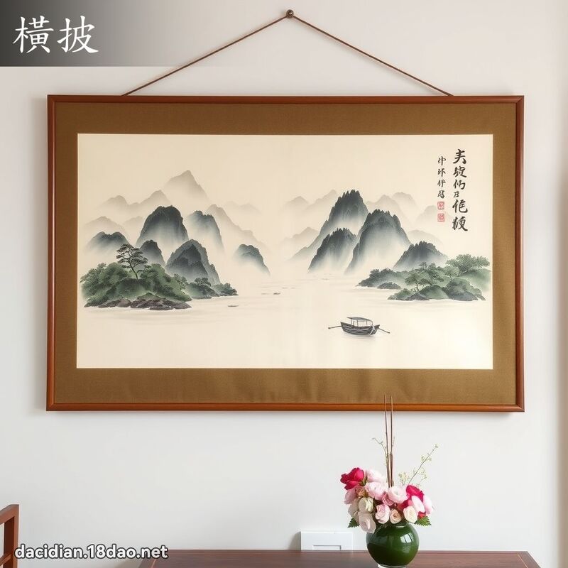 橫披 - 國語大辭典配圖