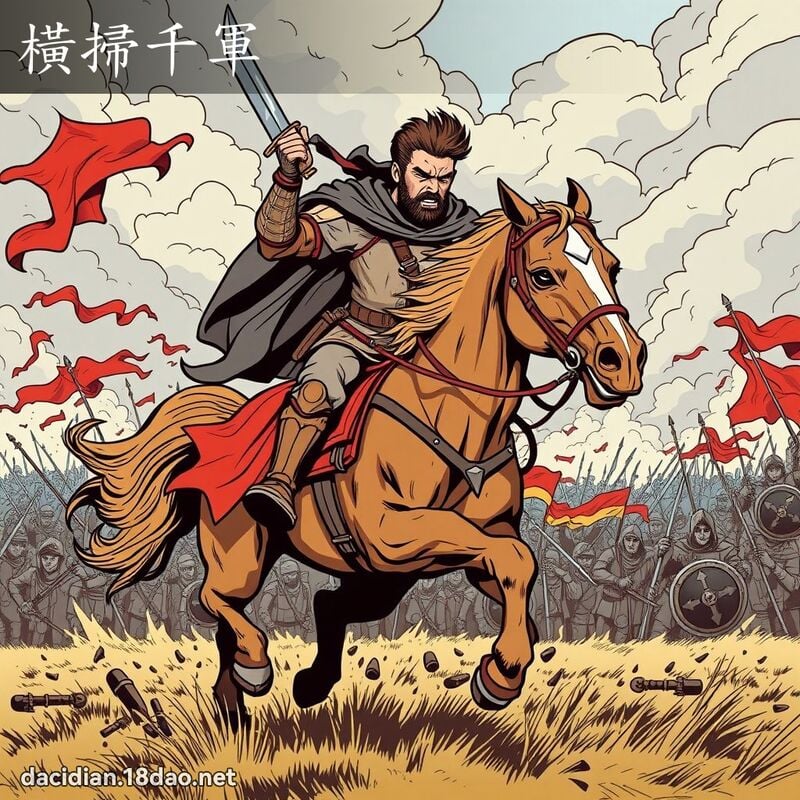 横扫千军 - 国语大辞典配图