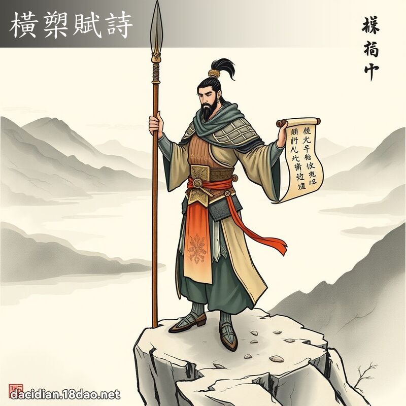 橫槊賦詩 - 國語大辭典配圖