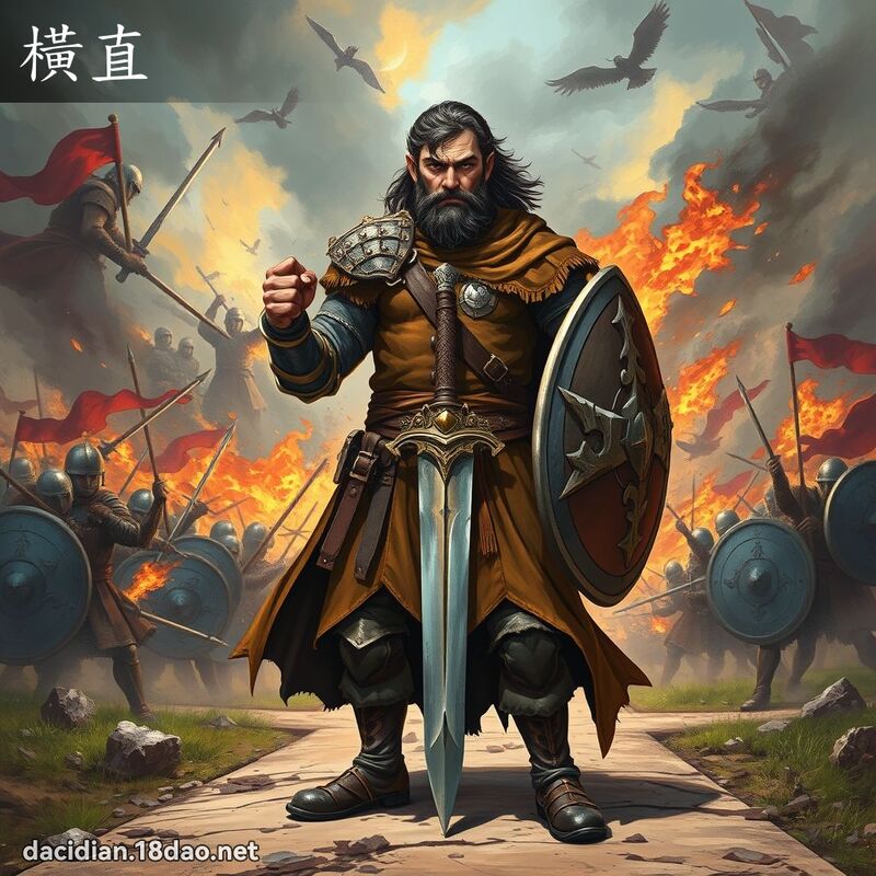横直 - 国语大辞典配图