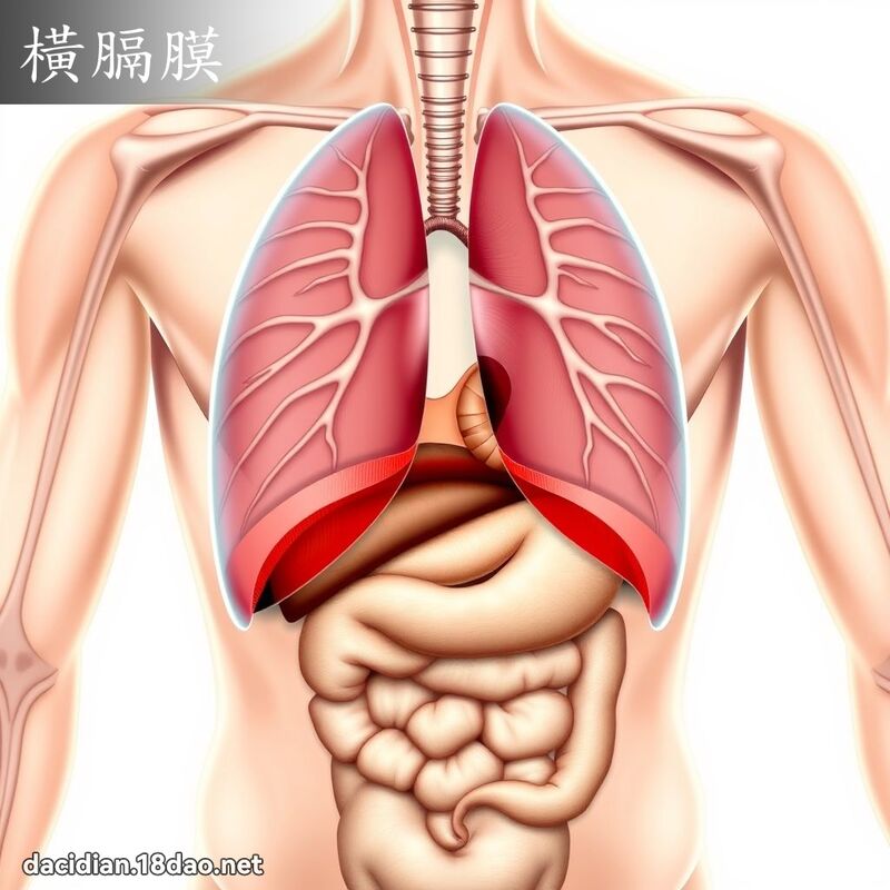 横膈膜 - 国语大辞典配图