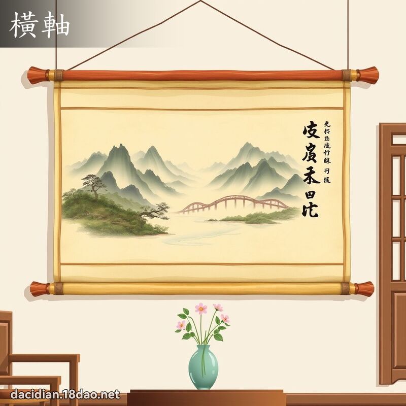 横轴 - 国语大辞典配图