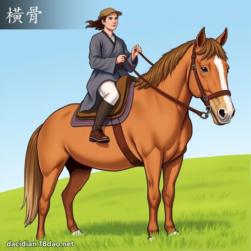 橫骨 - 國語大辭典配圖