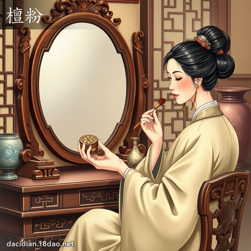 檀粉 - 國語大辭典配圖