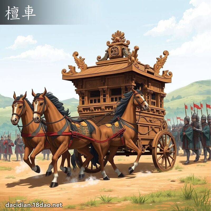 檀車 - 國語大辭典配圖