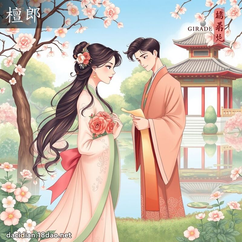 檀郎 - 國語大辭典配圖