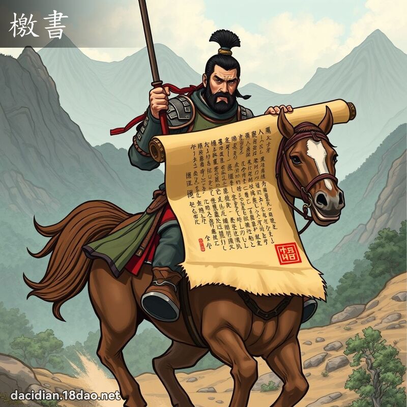 檄書 - 國語大辭典配圖