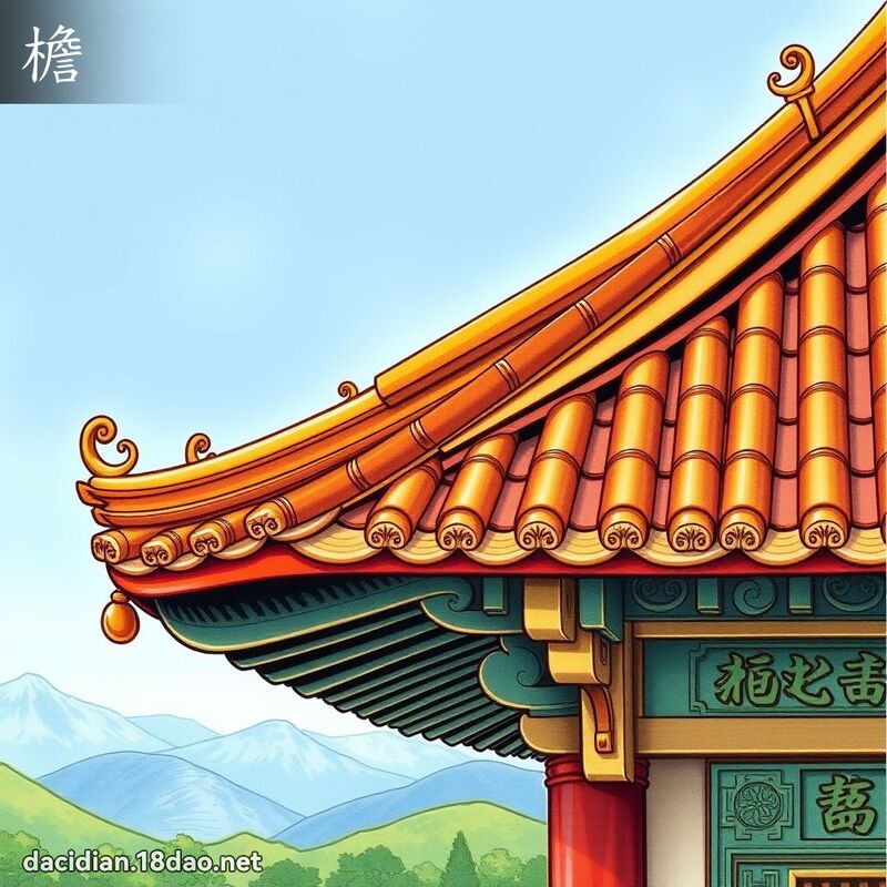檐 - 國語大辭典配圖