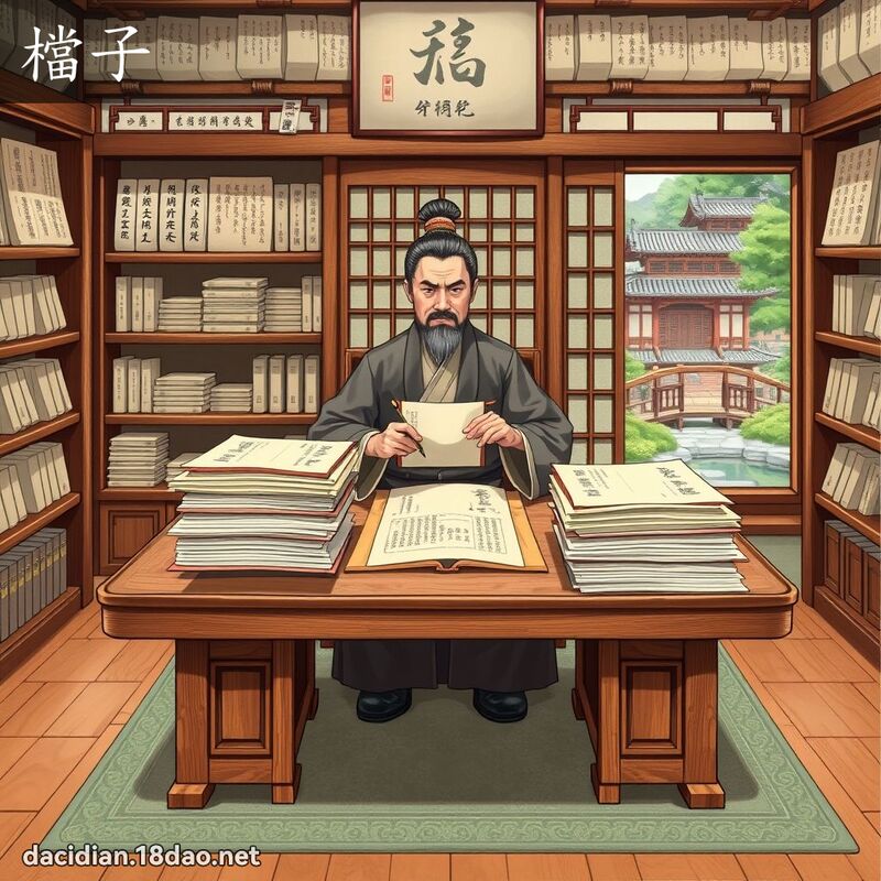 檔子 - 國語大辭典配圖
