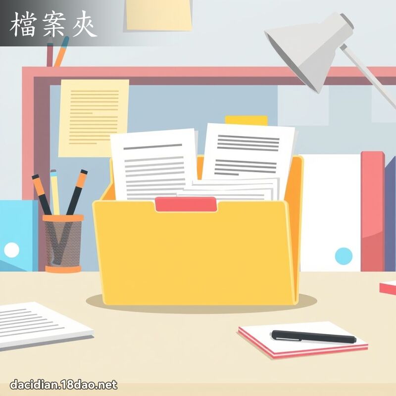 档案夹 - 国语大辞典配图
