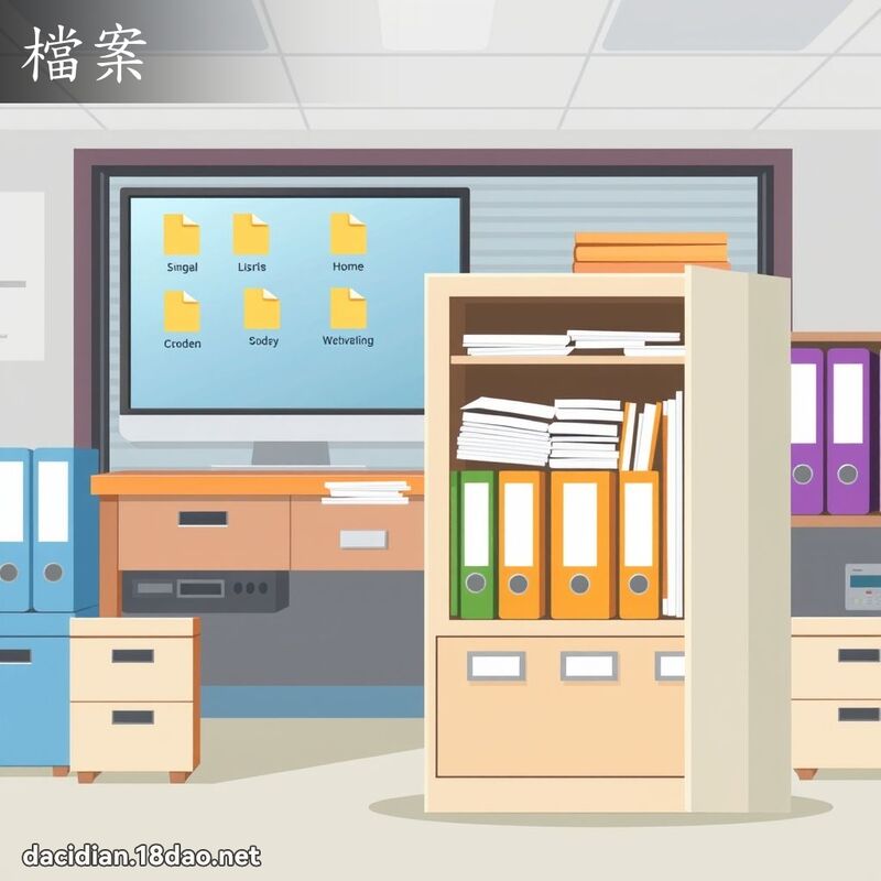 檔案 - 國語大辭典配圖