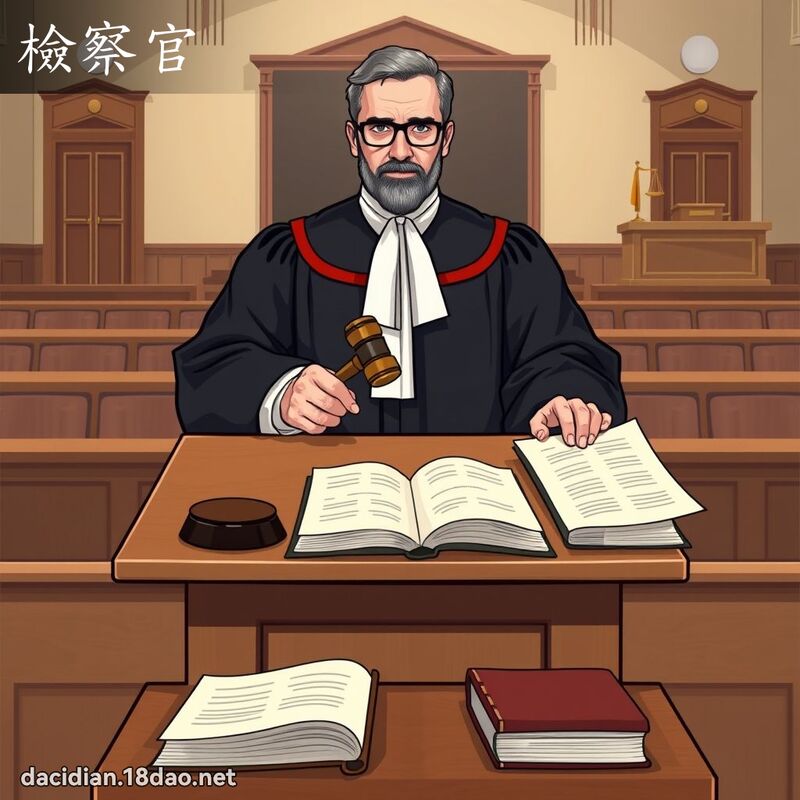 检察官 - 国语大辞典配图