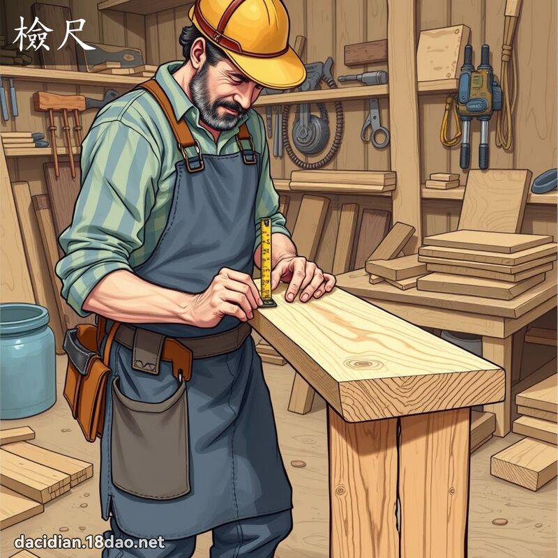 檢尺 - 國語大辭典配圖