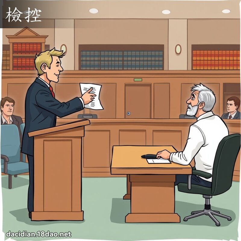 檢控 - 國語大辭典配圖