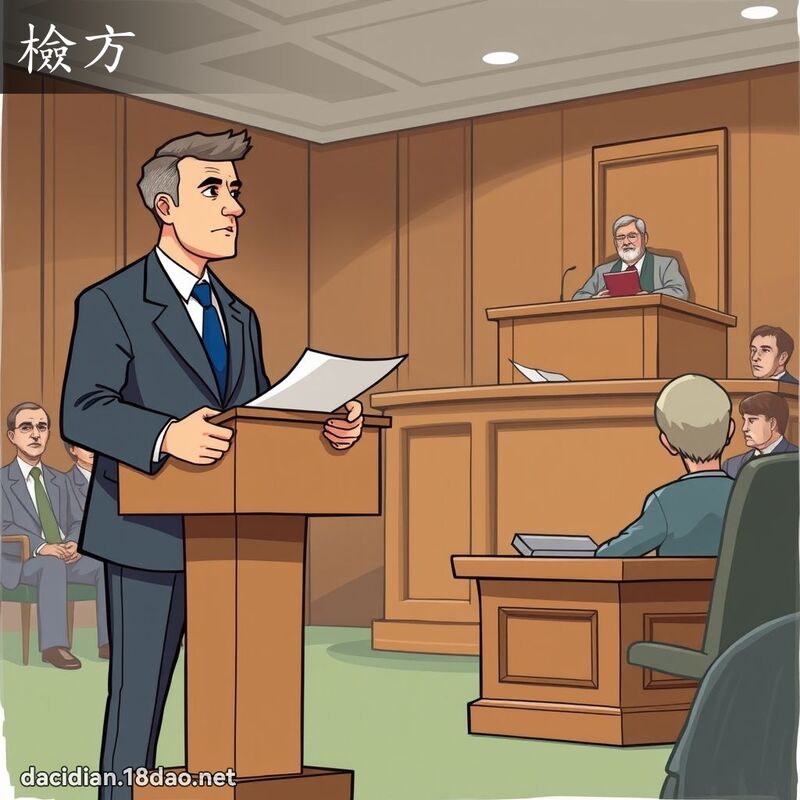 檢方 - 國語大辭典配圖