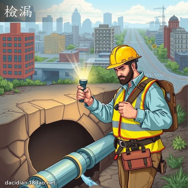 檢漏 - 國語大辭典配圖