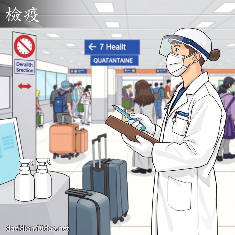 檢疫 - 國語大辭典配圖