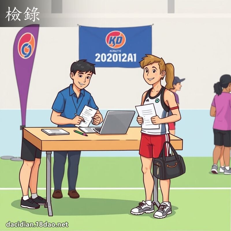 检录 - 国语大辞典配图